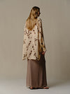 INTO THE EAST 25 Autumn/Winter Ramie Flower Shadow Lapel Shirt ITE-E1DGSS001KT21SH-QKQ Light Khaki